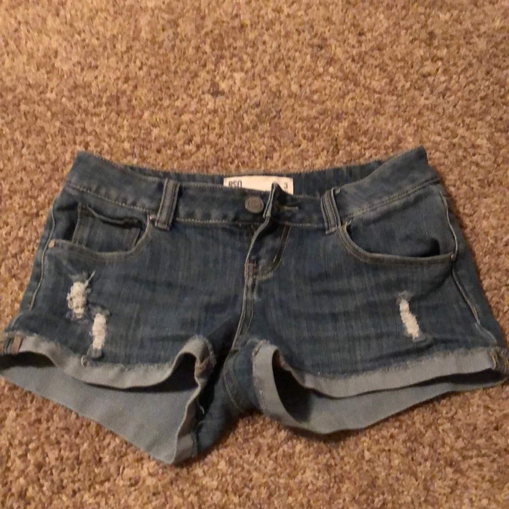 jean shorts low rise